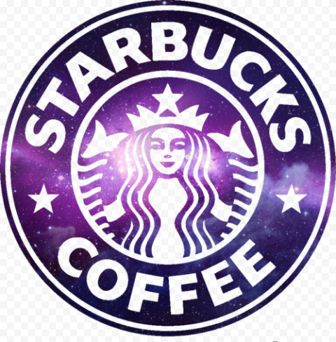 PURPLE LOGO STARBUCKS COFFEE PNG