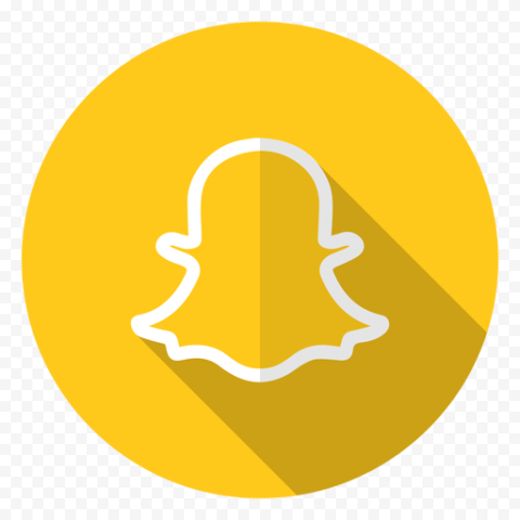 SNAPCHAT LOGO CIRCLE PNG