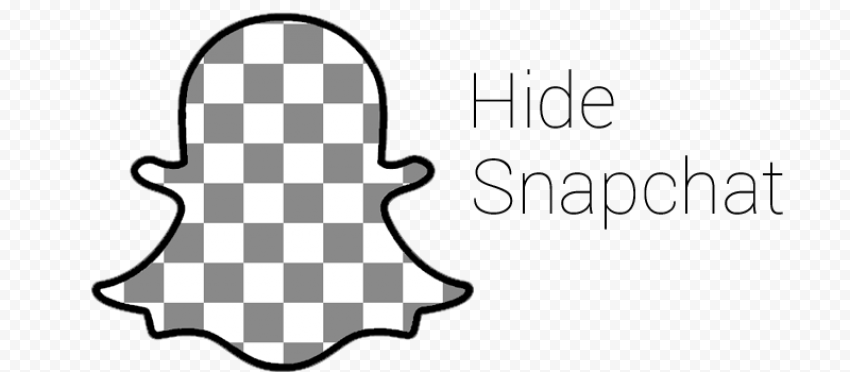 HIDE SNAPCHAT LOGO PNG