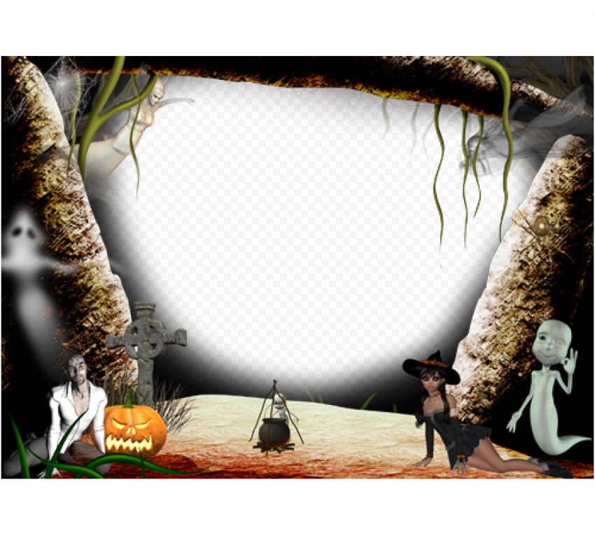 Get Frame Halloween Pictures PNG Transparent Background
