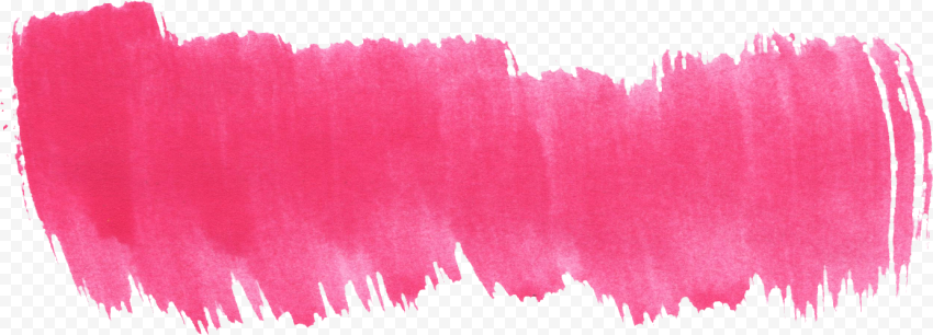 37 Red Watercolor Brush Stroke, HD Png Download