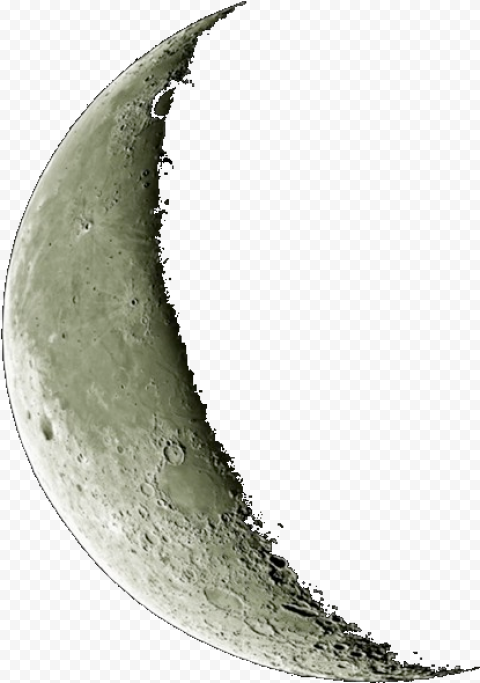 Real Crescent Moon Png, Transparent Png