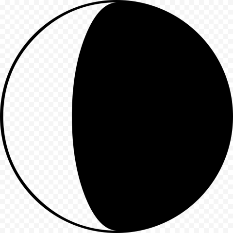 Moon Phase Symbol Comments   Circle, HD Png Download