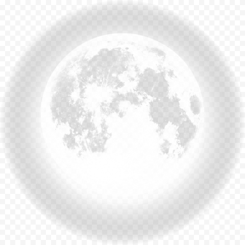 Ftestickers Sky Moon Glowing Blackandwhite   Fantasy Png, Transparent Png