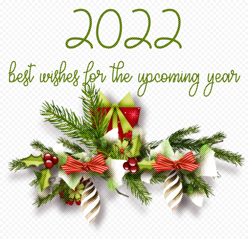 2022 happy new year, Bauble, Santa Claus, Christmas Gift, December 25, Floral Design, png