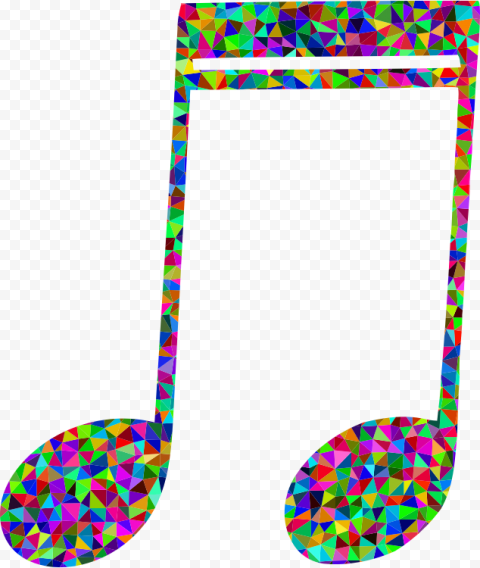Colorful Music Note Png, Transparent Png