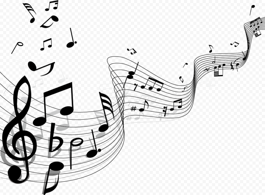 Musical note Staff, Notes material, music note illustration, angle, text, monochrome png