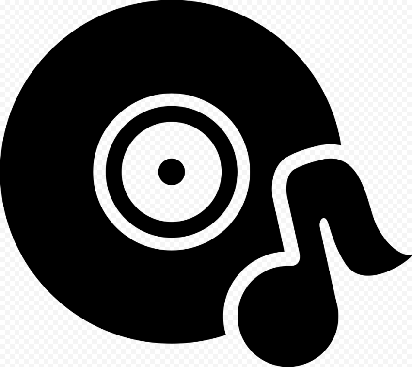 Music Disc With Music Note Comments   Music Disc, HD