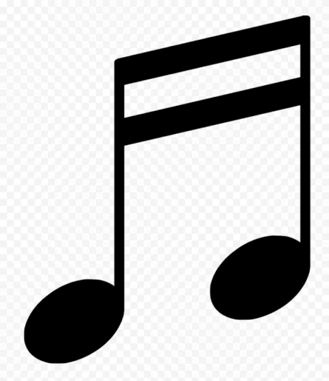 music note free png image   outline of music notes PNG image with transparent background