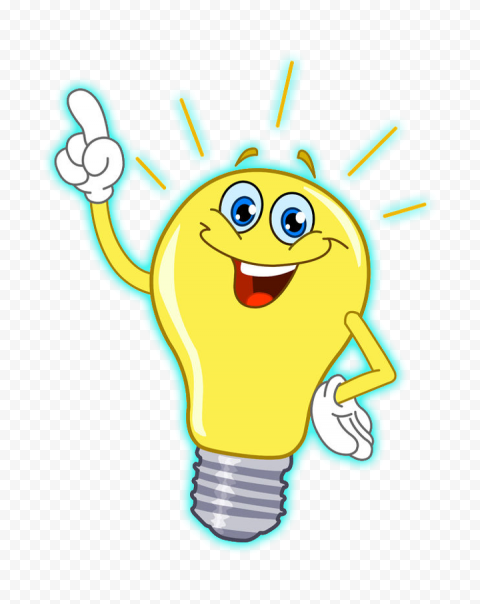 Lighted bulb, Incandescent light bulb Drawing, cartoon light bulb, hand, smiley, lamp png