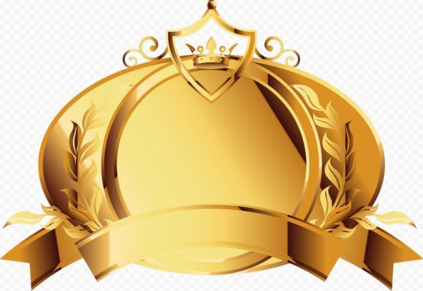 Golden Crown PNG High Quality Image