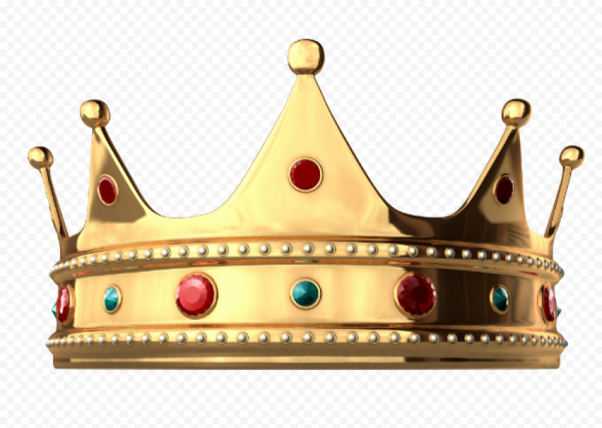 Golden Prince Crown PNG Picture