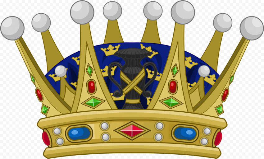 Golden Prince Crown PNG Download Image