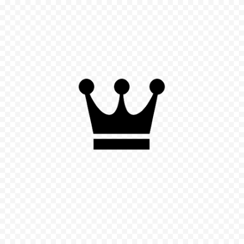 Royal Black Crown PNG Free Download