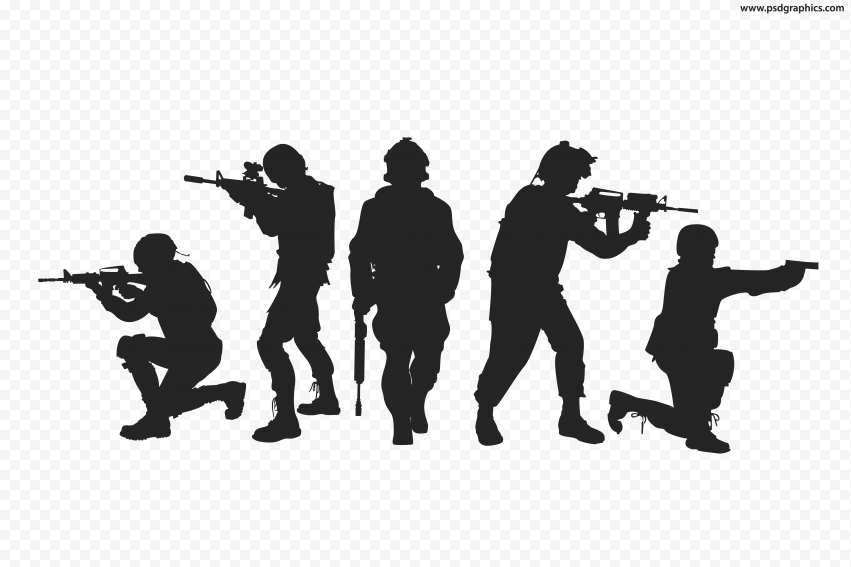 Vector Army PNG High Quality Image