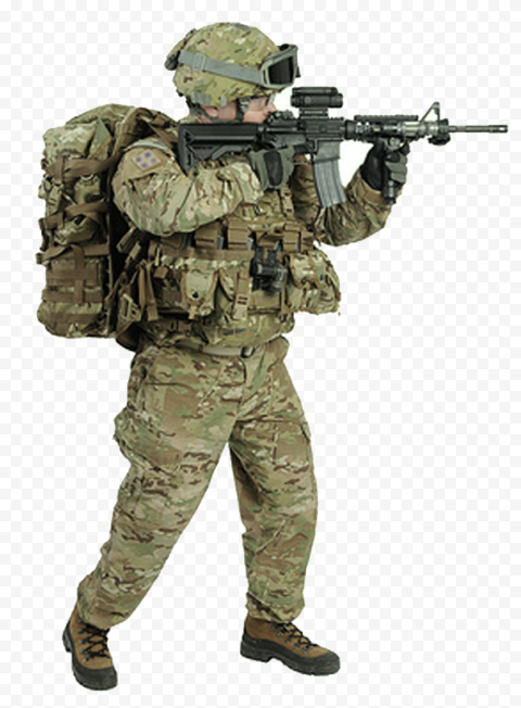 Fighting Army Free PNG Image