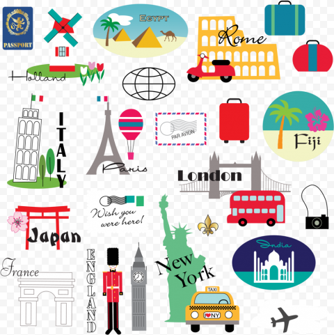 World Travel Travel Clipart , Png Download   Travel Cliparts, Transparent Png
