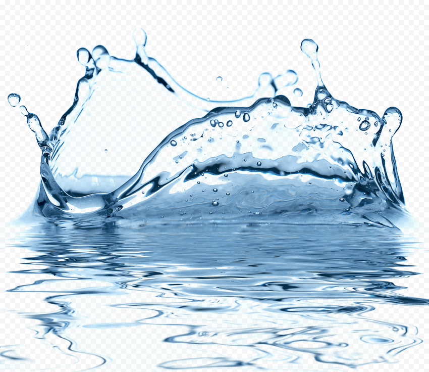 Blue Splash Water PNG High Quality Image