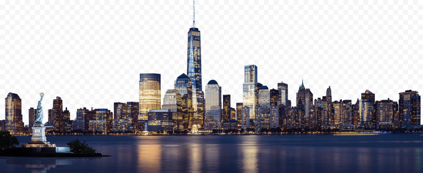 New York Cityscape PNG HD