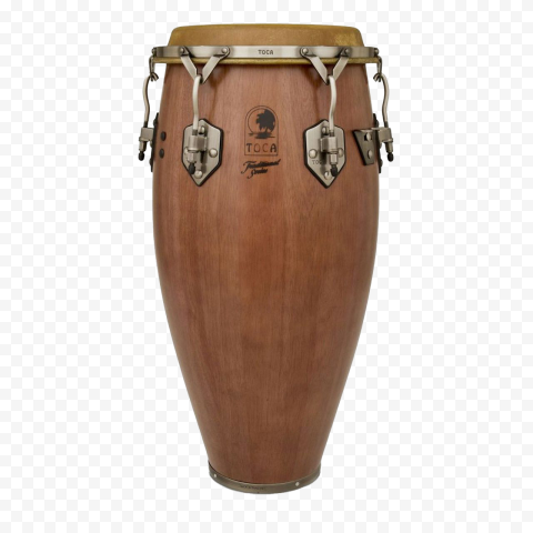 Wooden Bongo Drum Transparent