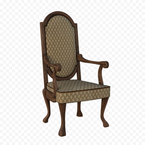 Wooden Furniture Chair PNG Cutout