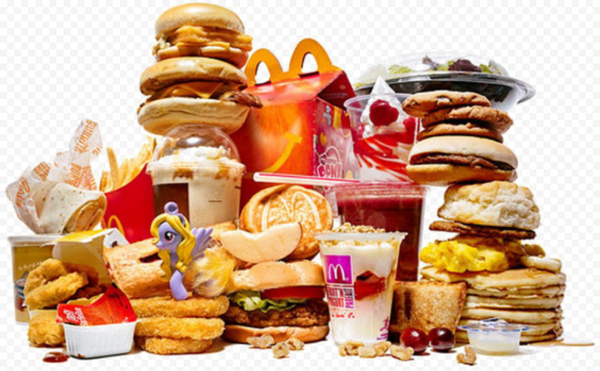 Combo Junk Food PNG Photos