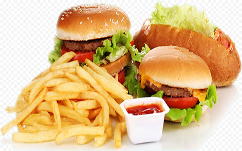 Combo Junk Food PNG HD
