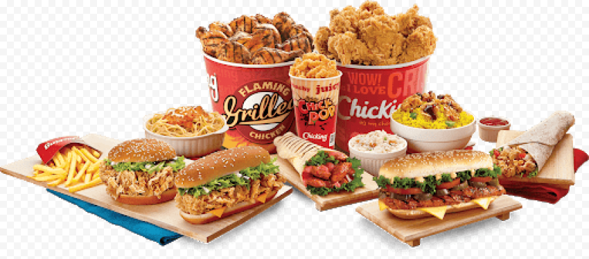 Combo Junk Food PNG Clipart