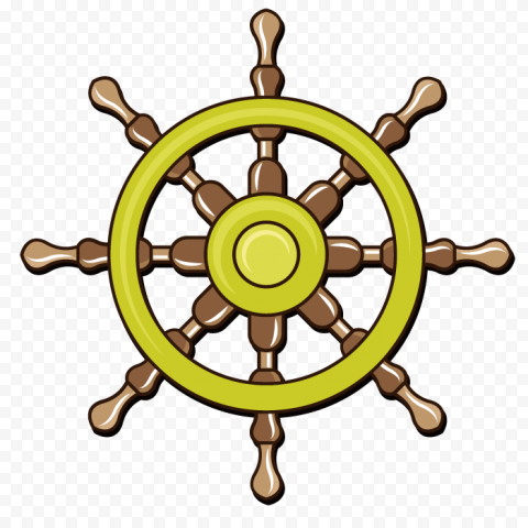 Nautical Rudder PNG Image