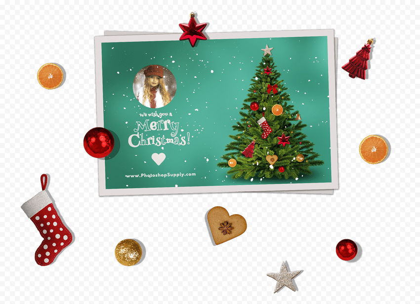Christmas Landscape PNG Transparent Image