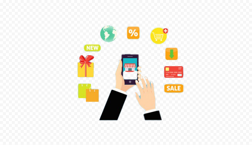 Online Portal E Commerce PNG Photo