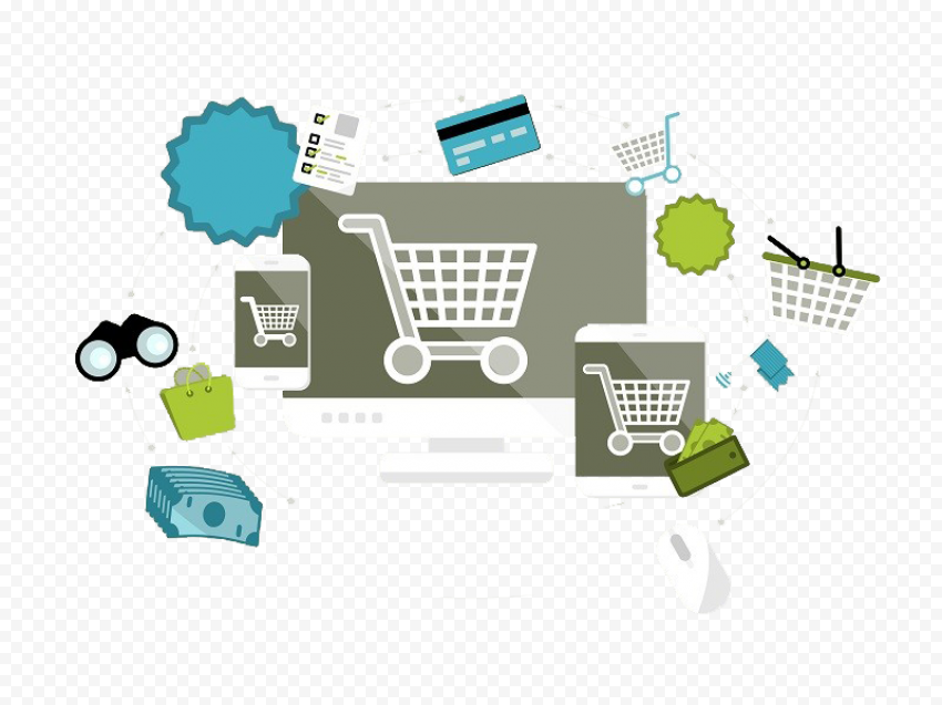 Online Portal E Commerce PNG Photos