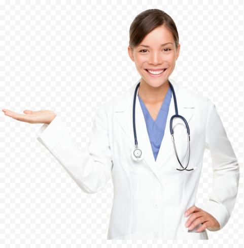 Female Doctor PNG HD Isolated