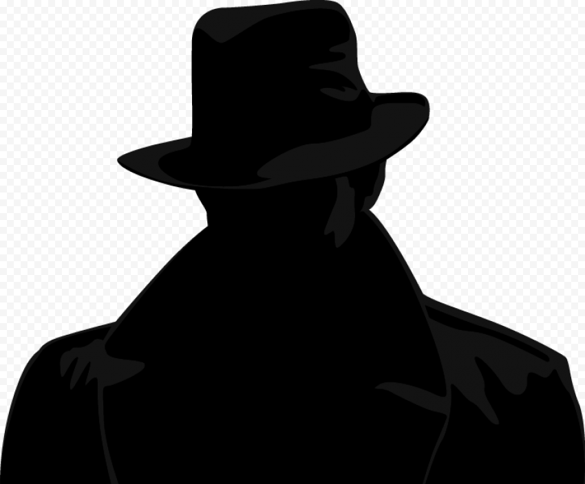 Detective Private investigator Computer Icons Police, private investigator, hat, logo, monochrome png
