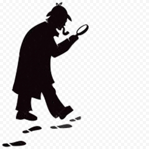 Detective Crime scene Private investigator, Walk along the footprints, angle, monochrome, detective png