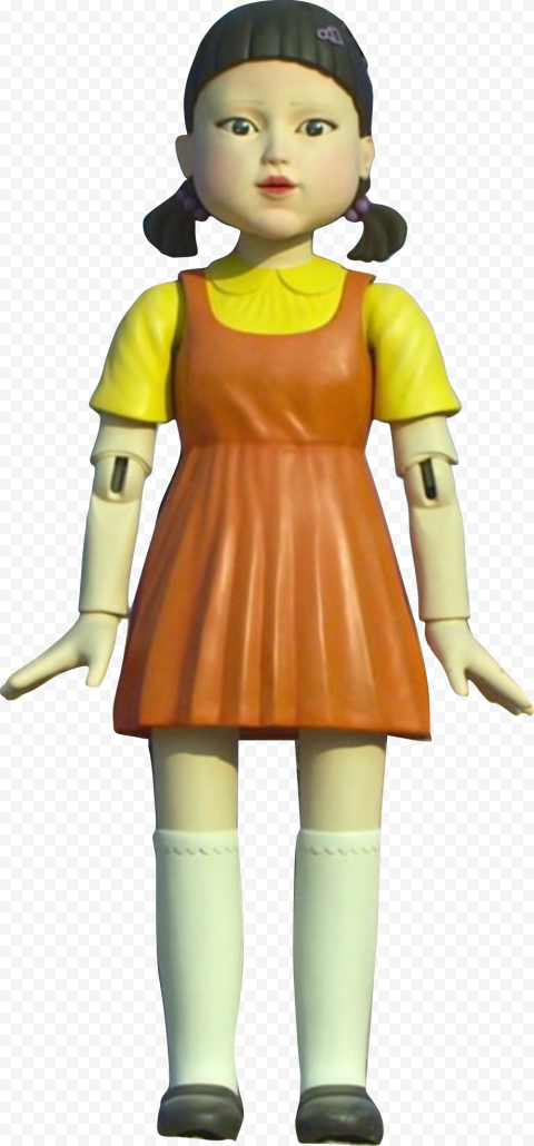 Doll squid game (round6), png free download