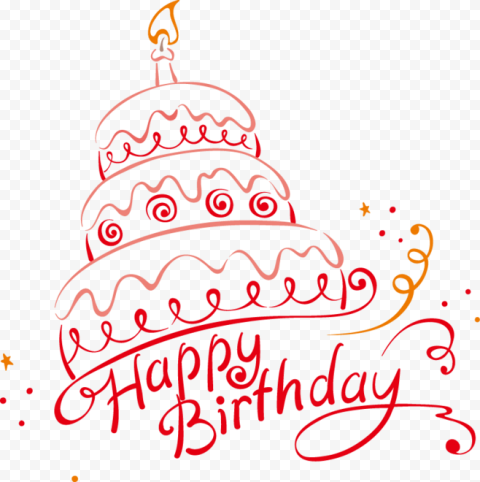 Birthday cake Party illustration, happy Birthday, Happy Birthday cake illustration, wish, food, text