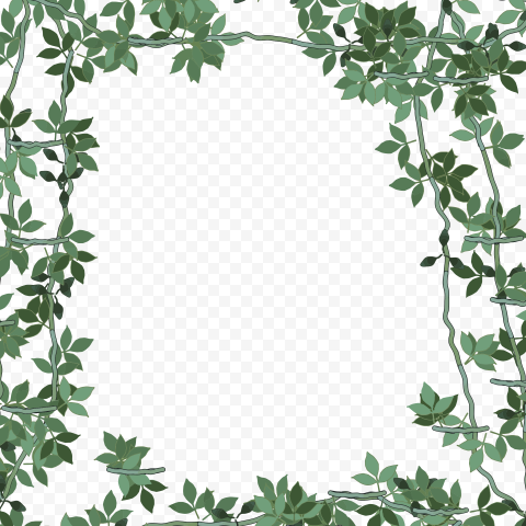 Green Christmas Frame Background PNG