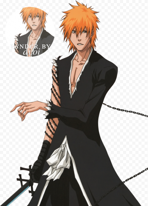 Manga Ichigo Kurosaki PNG Clipart