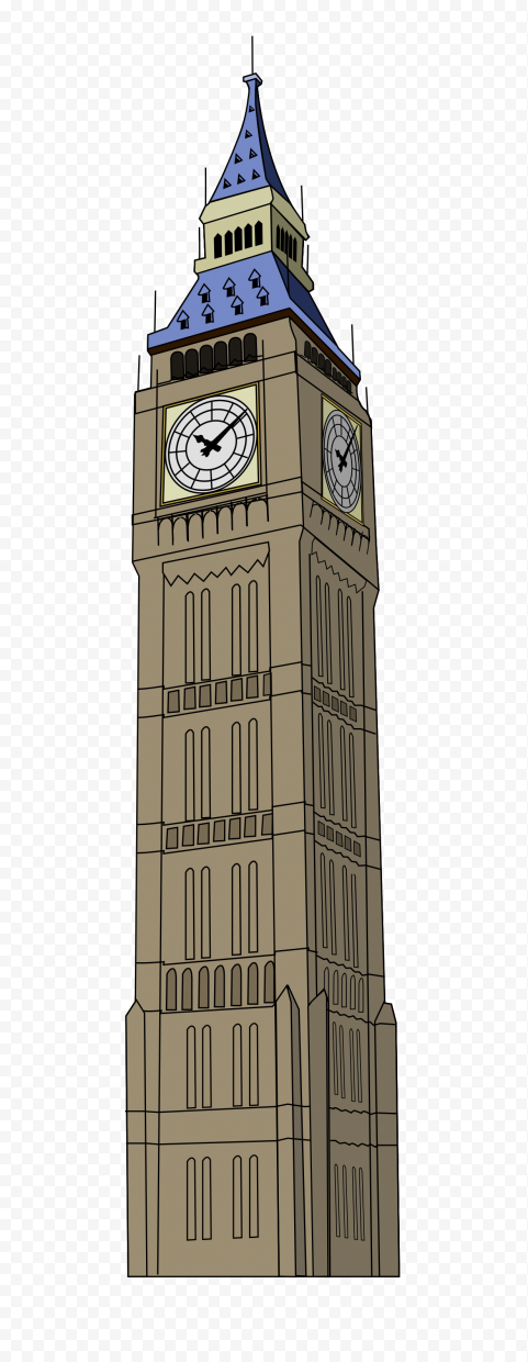 Big Ben PNG Transparent Image