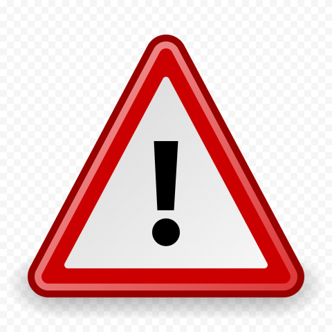 Warning Sign PNG Photos