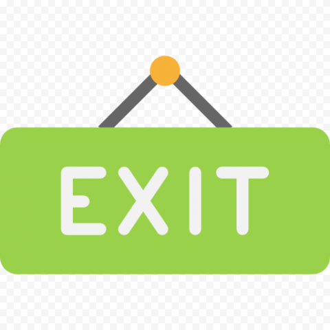 Exit PNG Transparent HD Photo