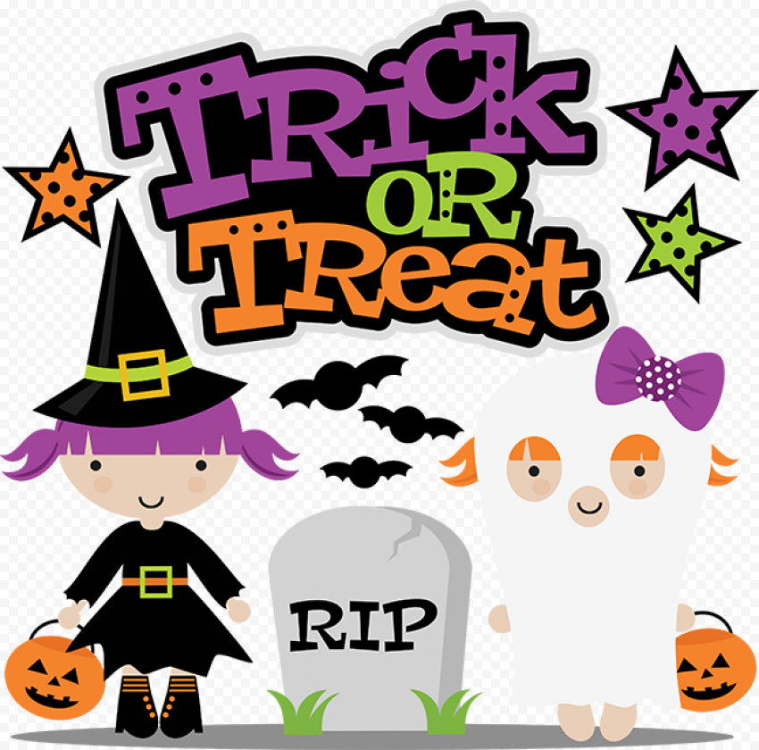 Halloween Trick Or Treat PNG HD