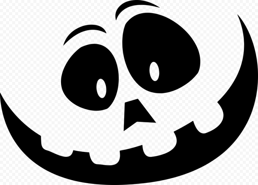Halloween Silhouette Pumpkin PNG File