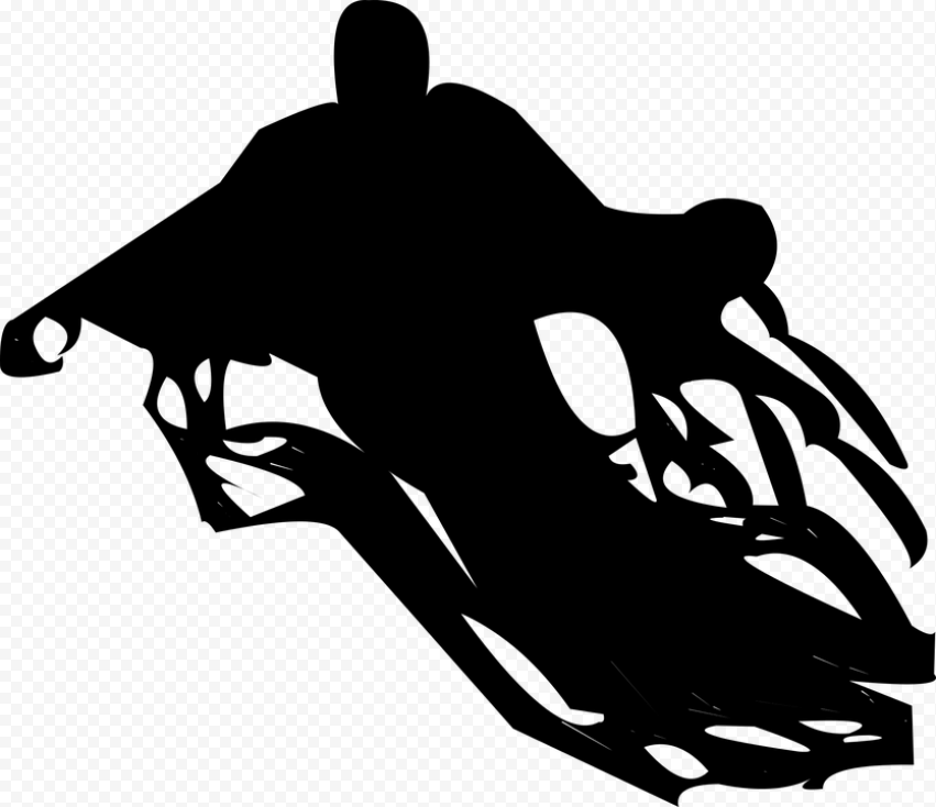 Halloween Silhouette Witch PNG Transparent Image