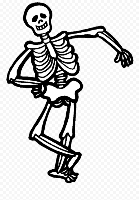 Halloween Skeleton PNG Clipart