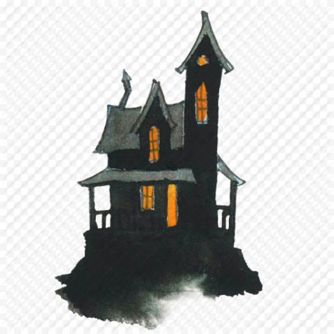 Halloween House PNG Pic