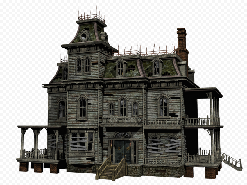 Halloween House PNG Photos