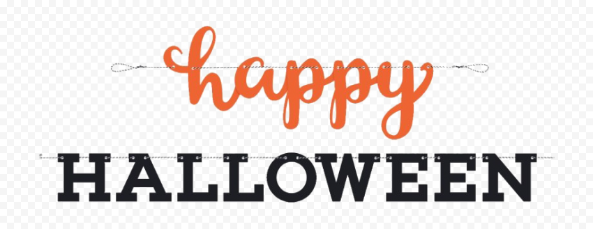 Halloween Banner Transparent PNG