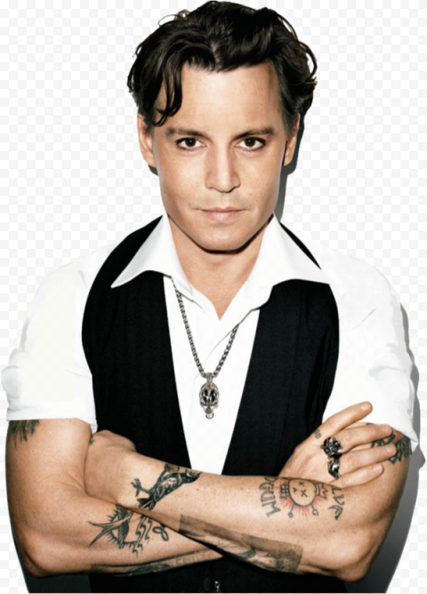 Actor Johnny Depp PNG Transparent Image